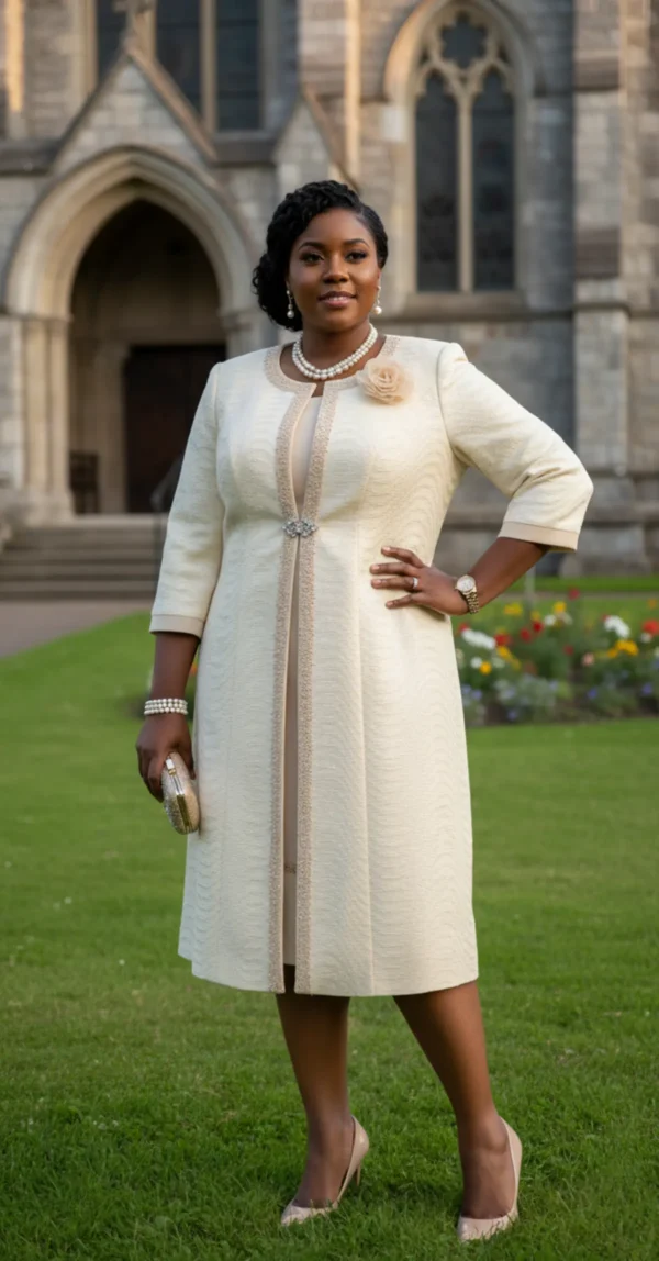 C913-1#Long Church Dress