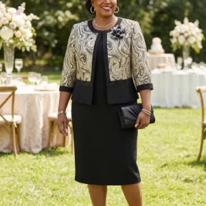 V754# Short Church Dress
