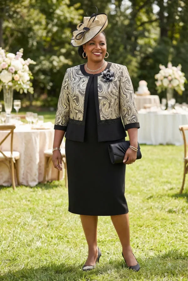 V754# Short Church Dress